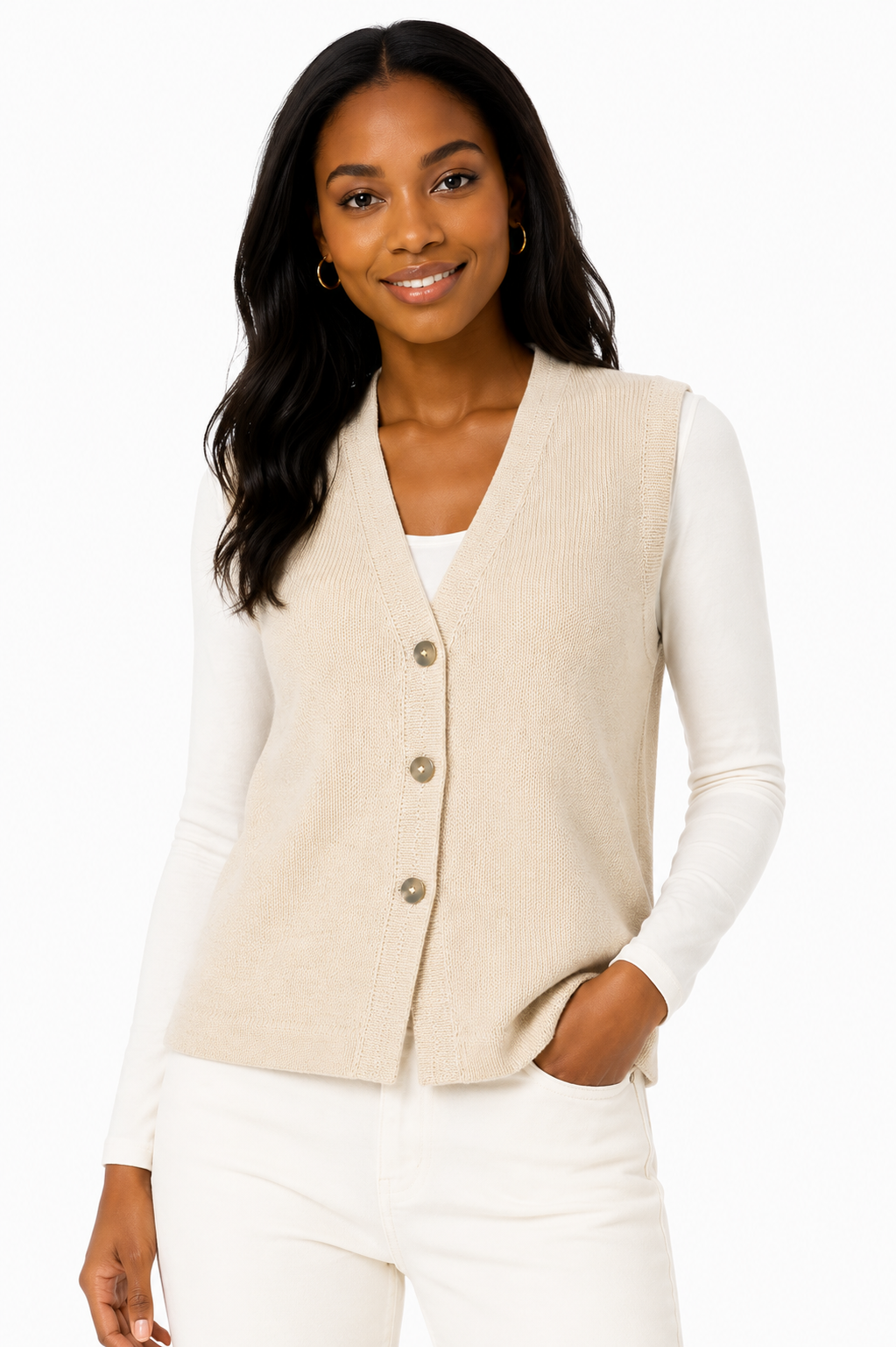 Ivory Essence Alpaca Women’s Vest