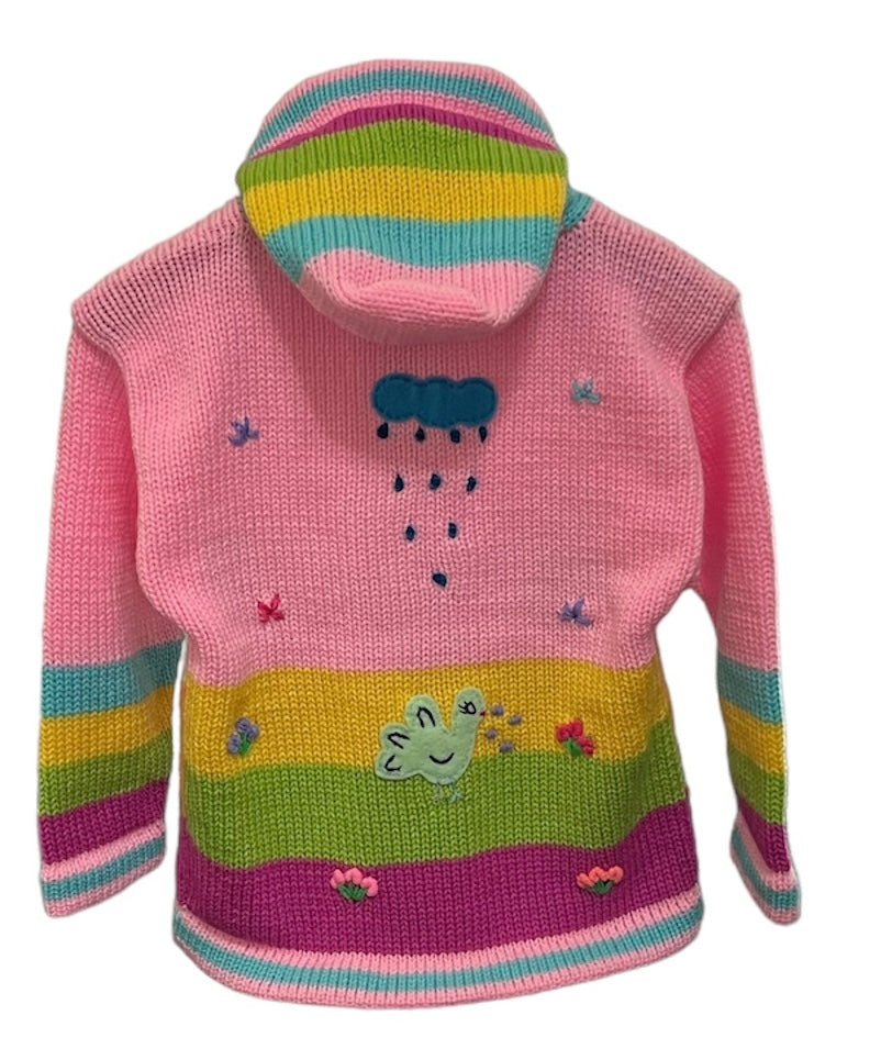 Light Pink girls designed Sweater