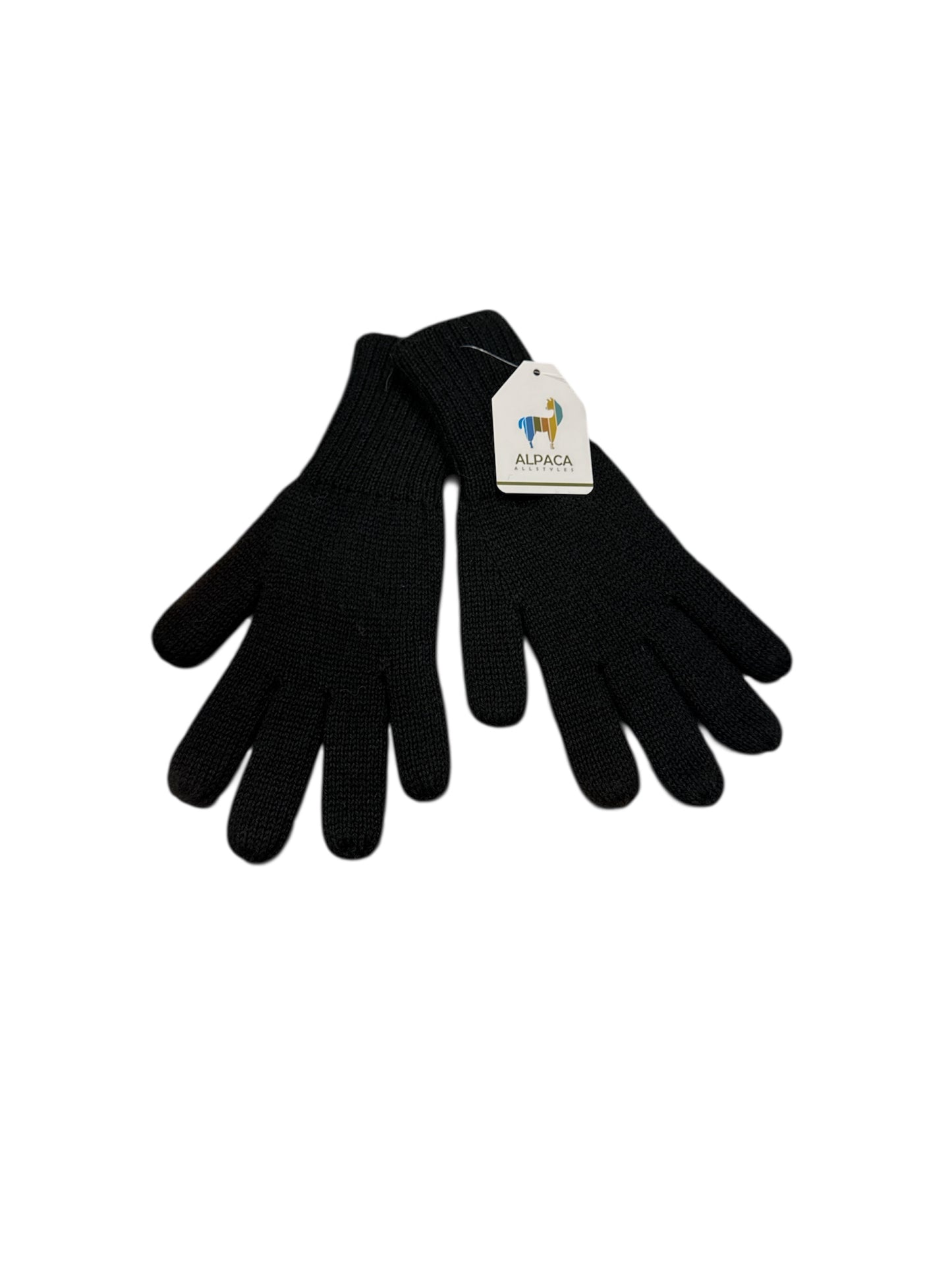 Andean Classic Men’s Alpaca Gloves – Black