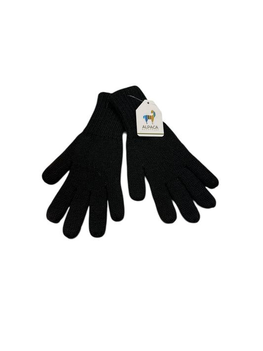 Andean Classic Men’s Alpaca Gloves – Black