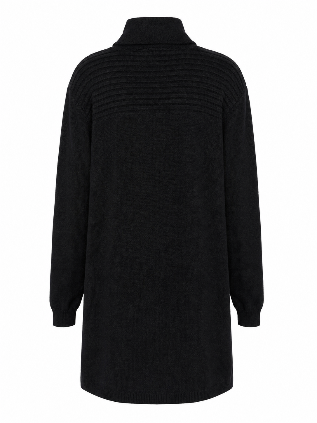 Midnight Elegance Alpaca Cardigan