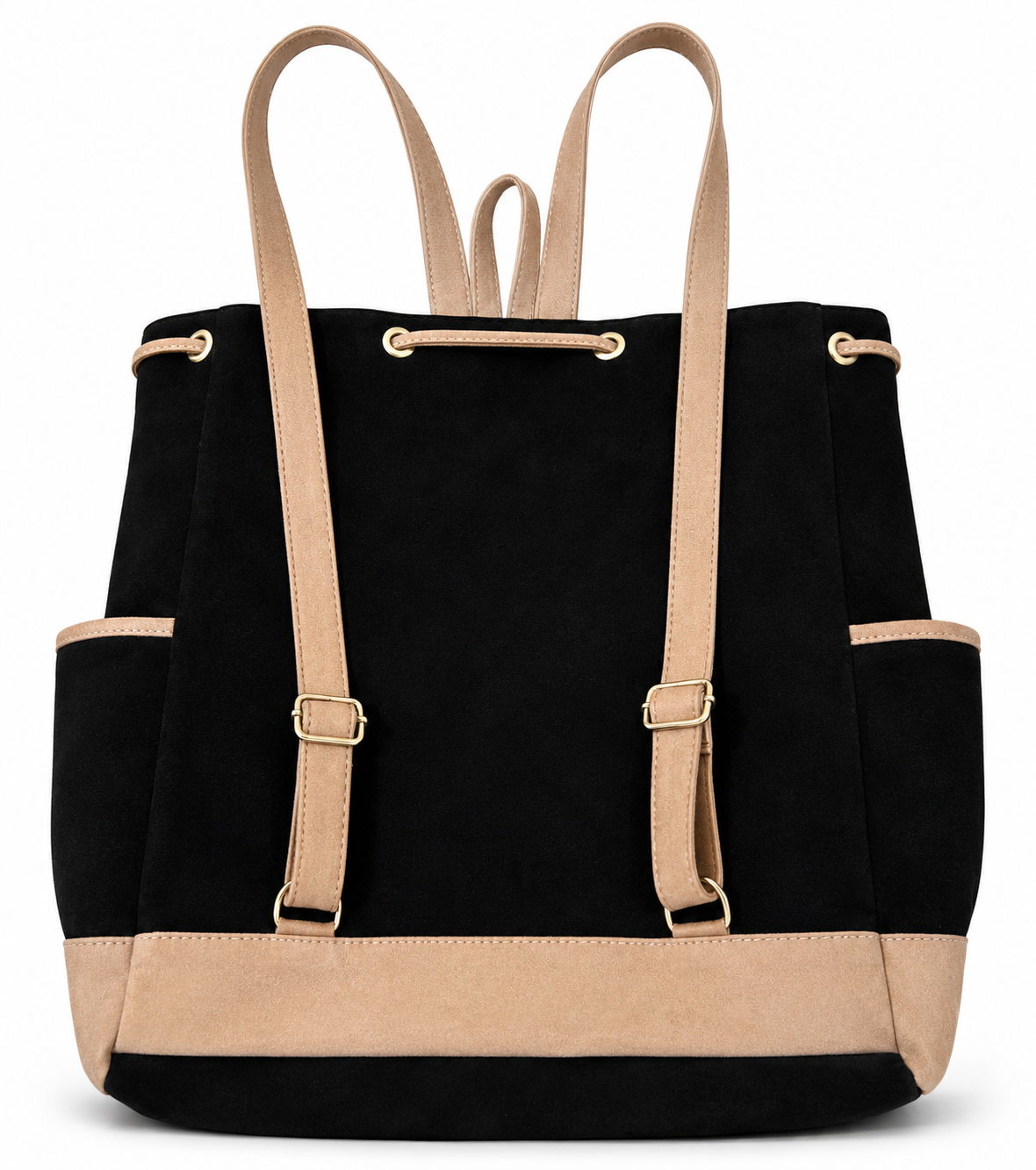 🌸  Andean Floral Embroidered Black Backpack