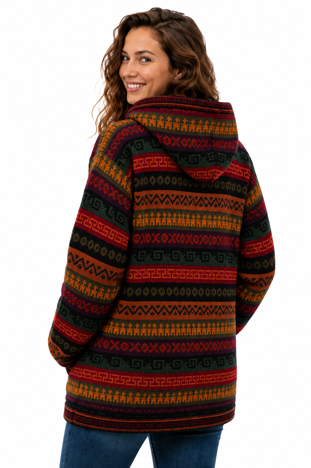 Andean Heritage Alpaca Hooded Jacket