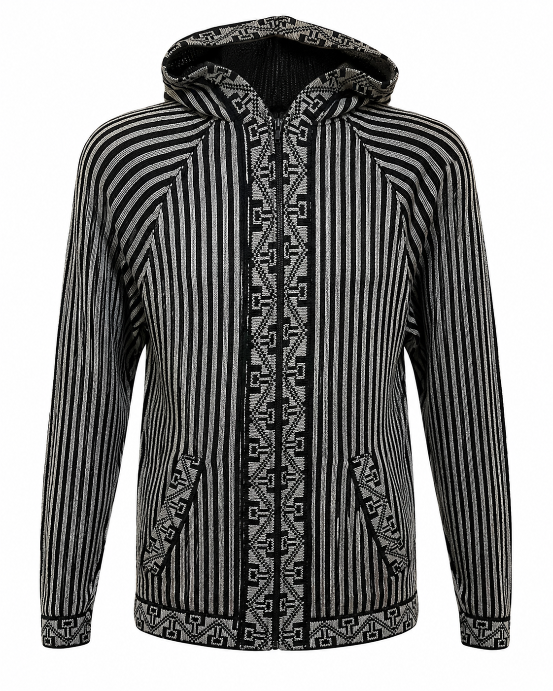Men’s Highland Shadow Gray Alpaca Hoodie