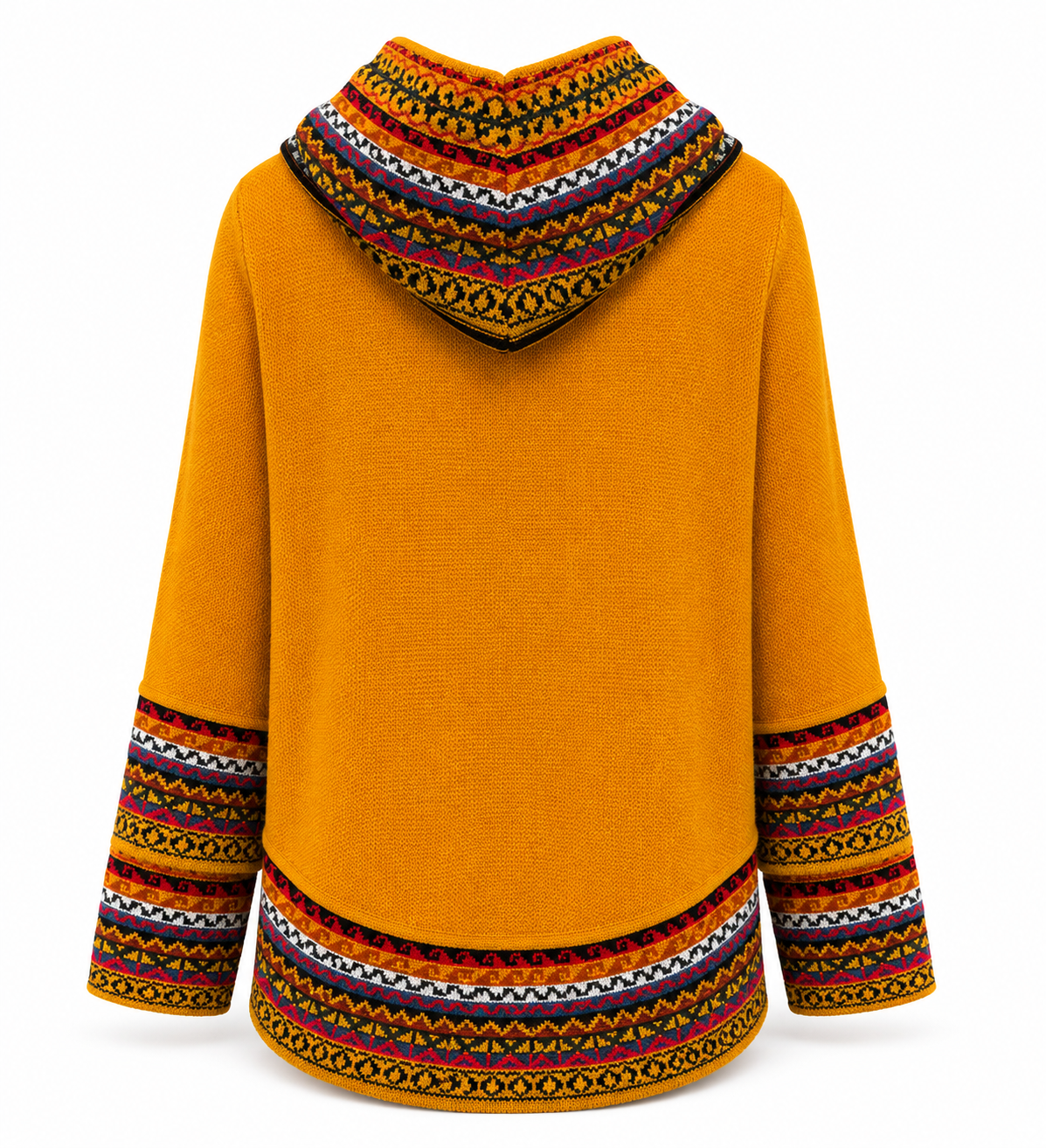 Alpaca Cowl Neck Sweater – Mustard Gold