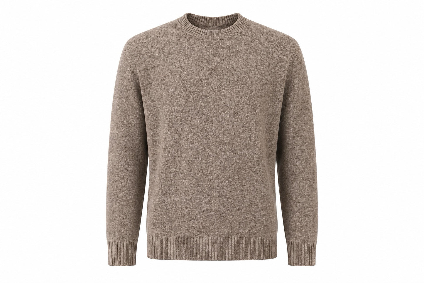 Men’s sandstone alpaca sweater