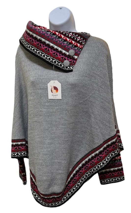 Gray Poncho