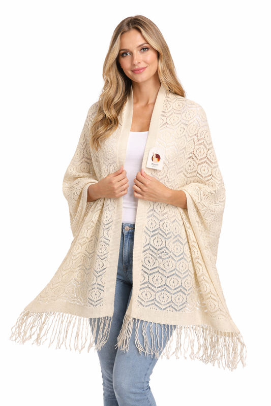 Alpaca designed Pattern Shawl