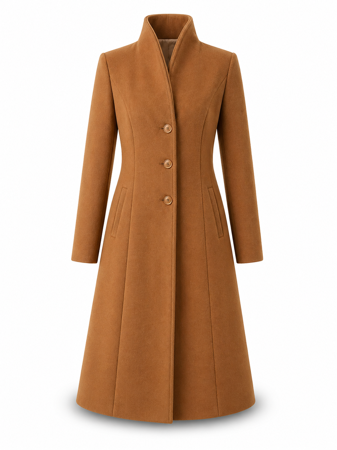Luxury Caramel Alpaca Coat( Pre-Order Available)