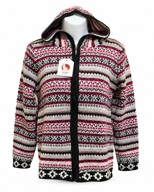 Alpaca  pattern designed sweater