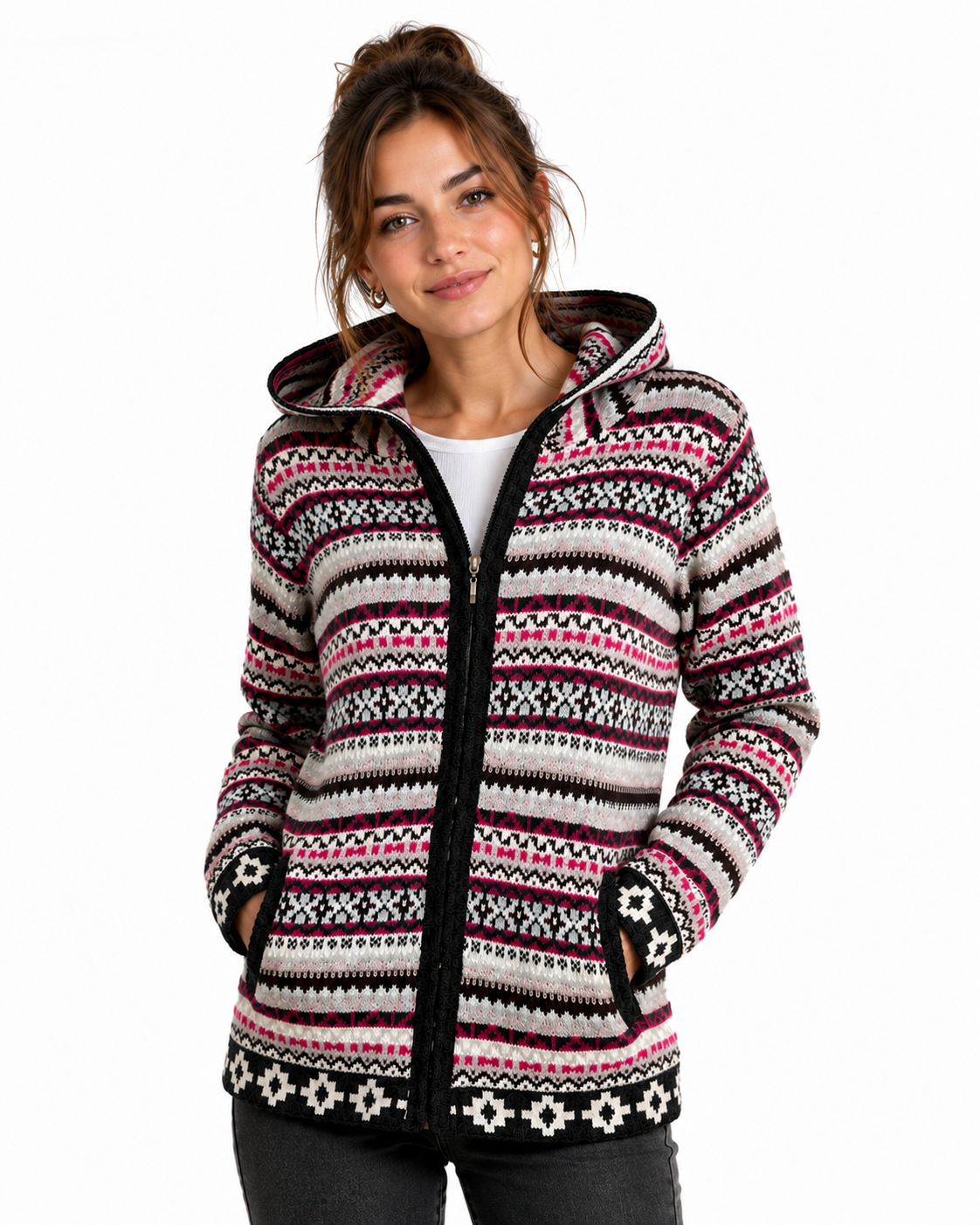 Alpaca  pattern designed sweater