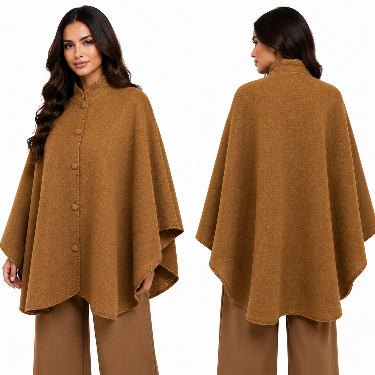 Sumaq Camel Alpaca Poncho