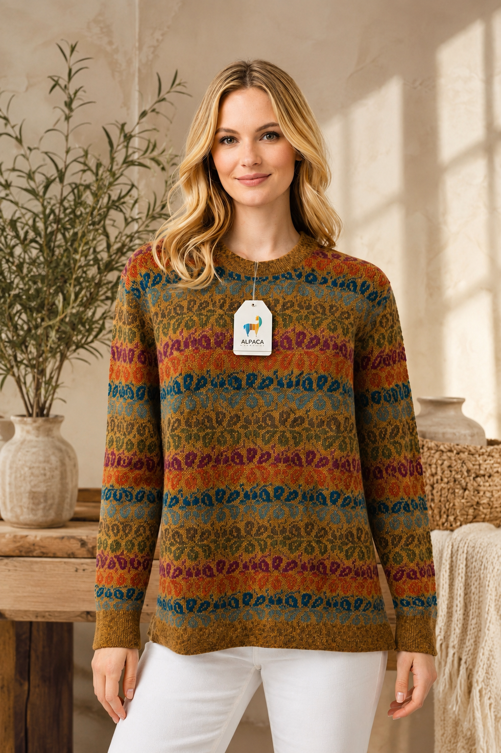 Golden Andes Baby Alpaca Sweater