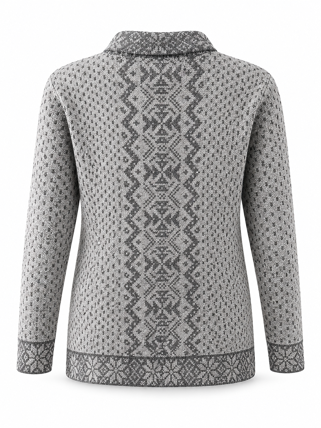 Nordic Silver Alpaca Cardigan