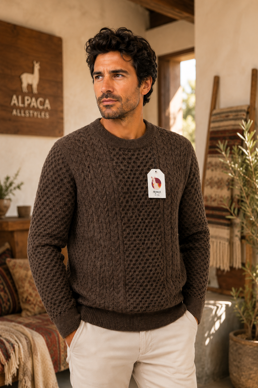 Andes Terra Alpaca Men’s Sweater