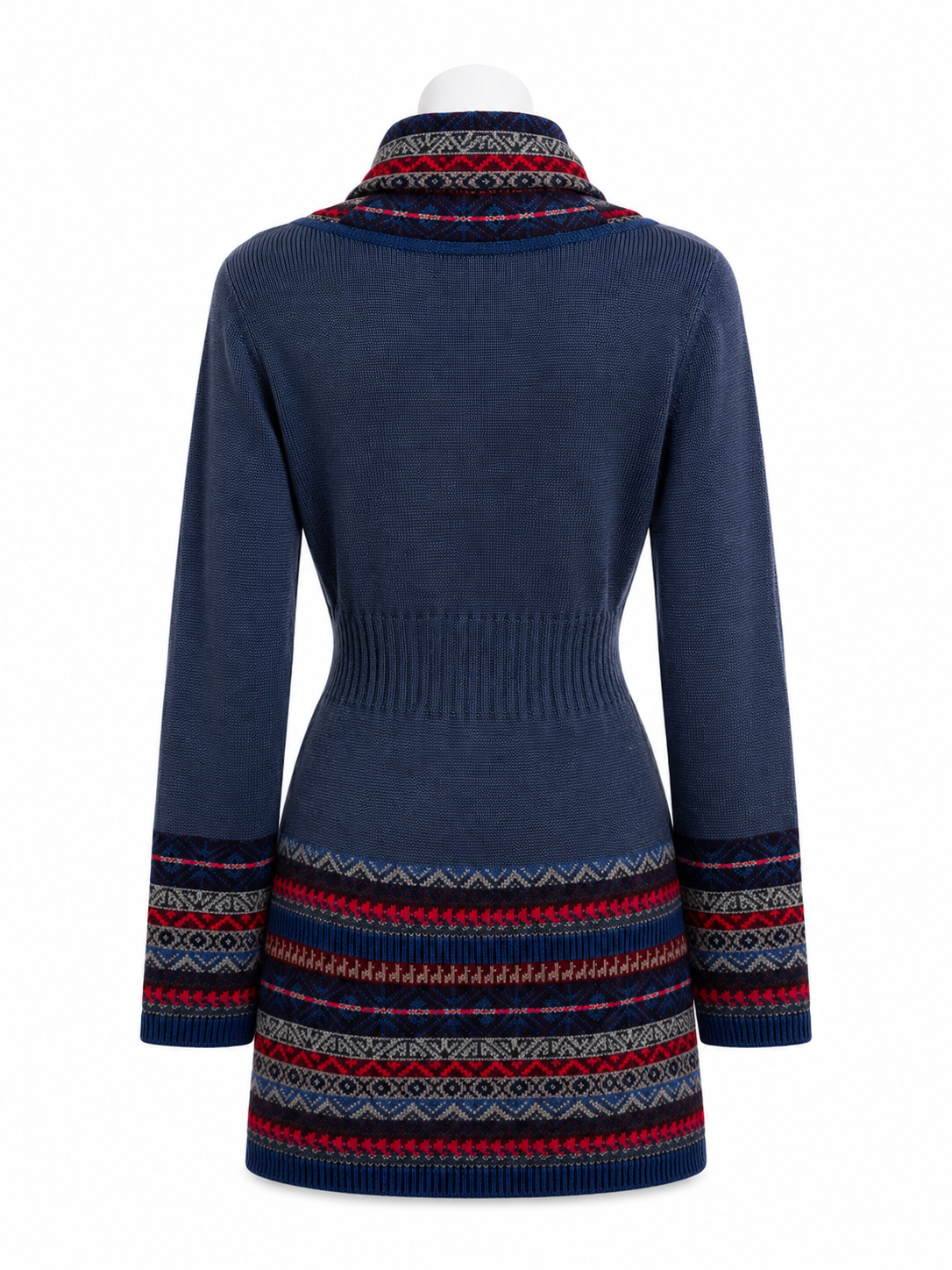 Nordic Midnight Alpaca Dress