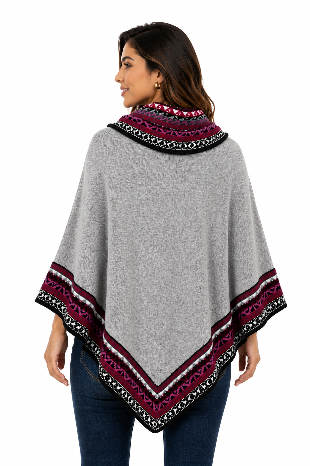 Grace Alpaca Ruana Poncho