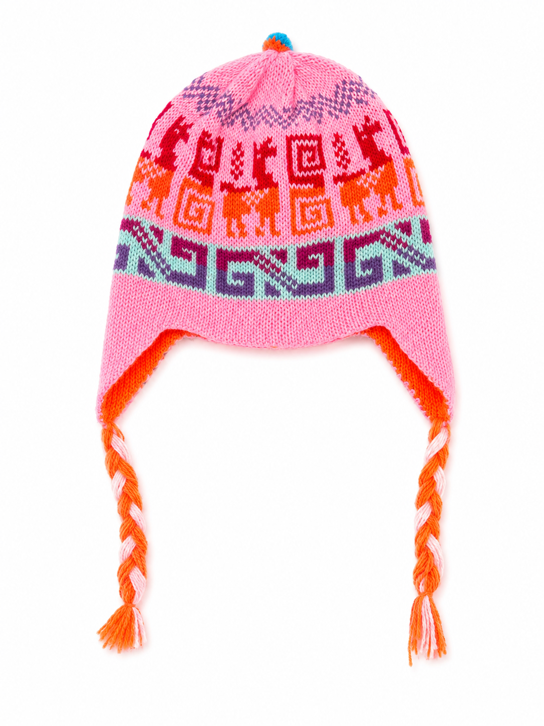 Sunset Reversible Alpaca Chullo Hat (Just One piece left)