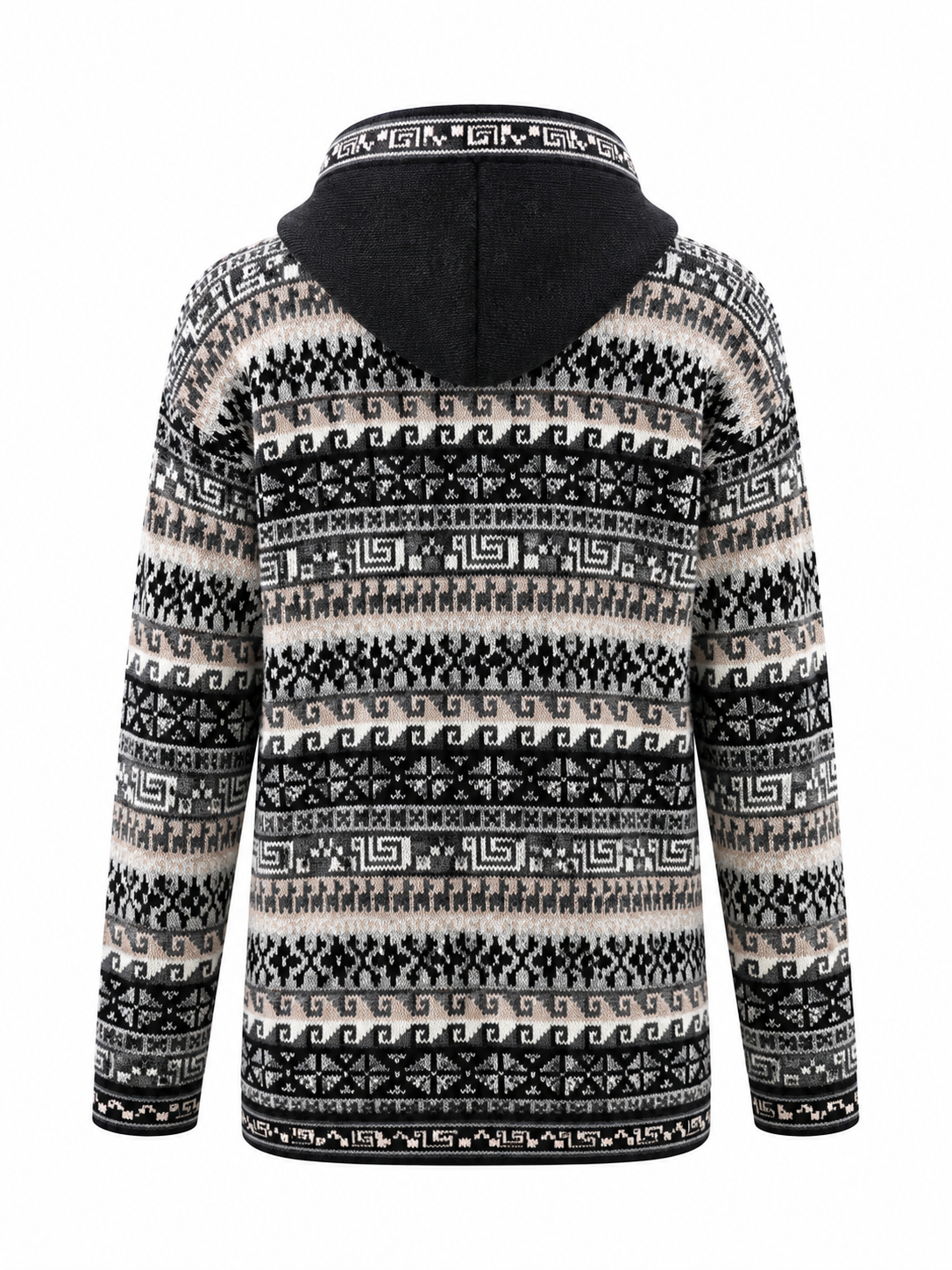 🦙 Andean Eclipse Alpaca Hooded Jacket