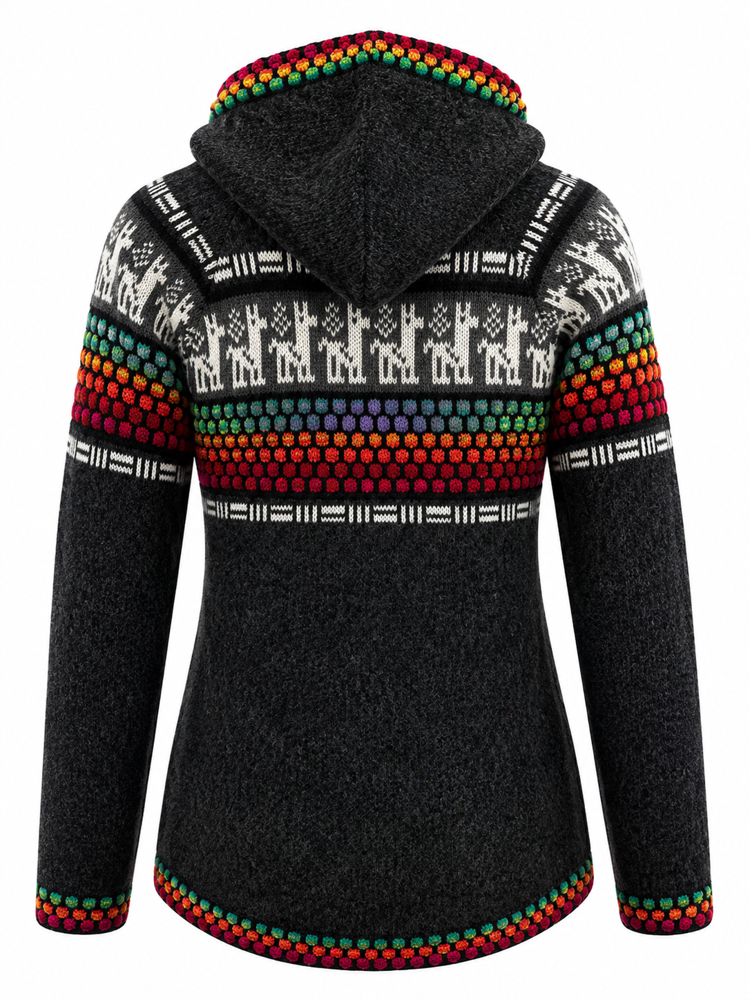 Chakra Alpaca Spirit Hooded Sweater
