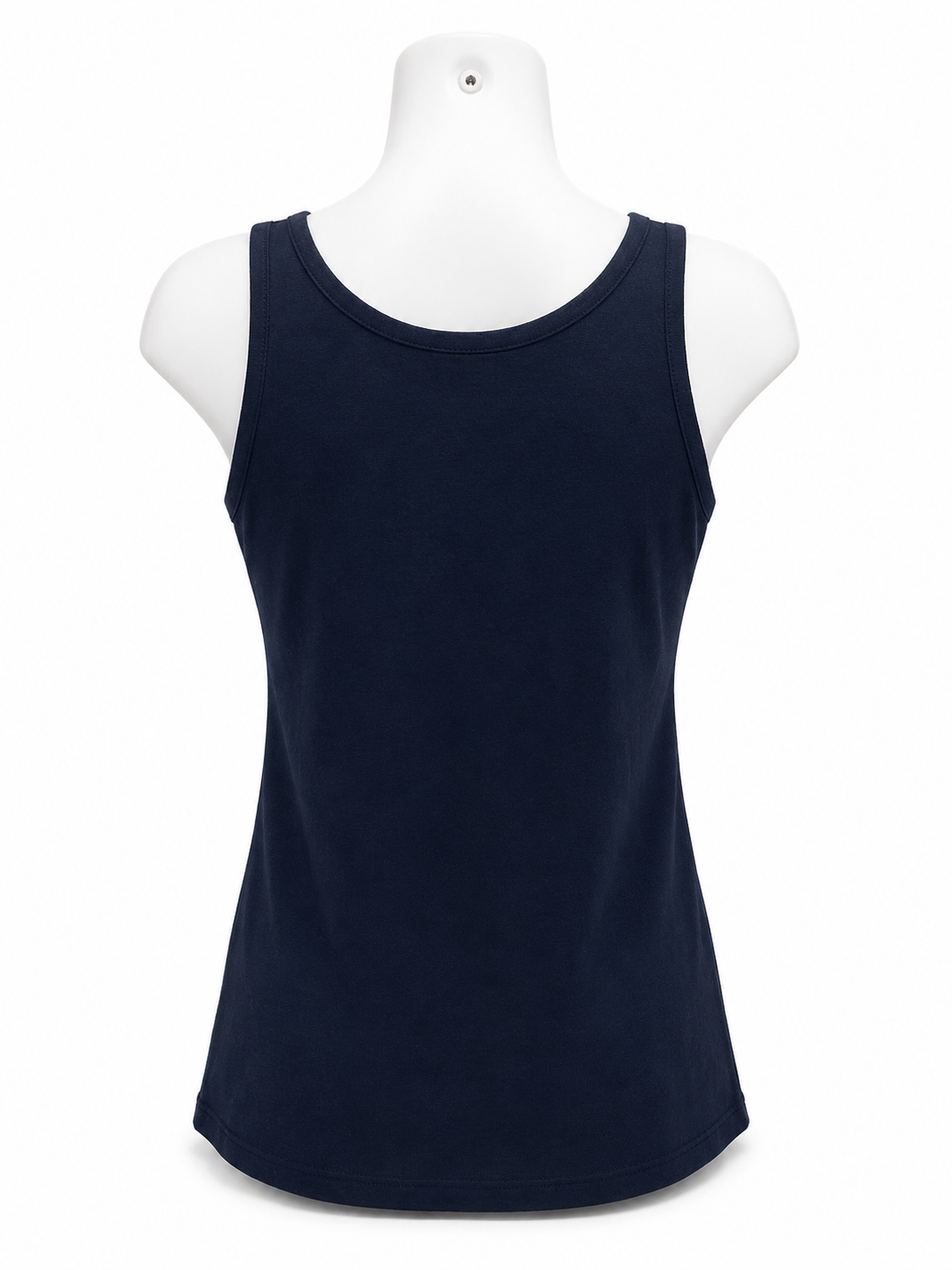 Women’s Navy Alpaca Tank Top – Lightweight Luxury Knit