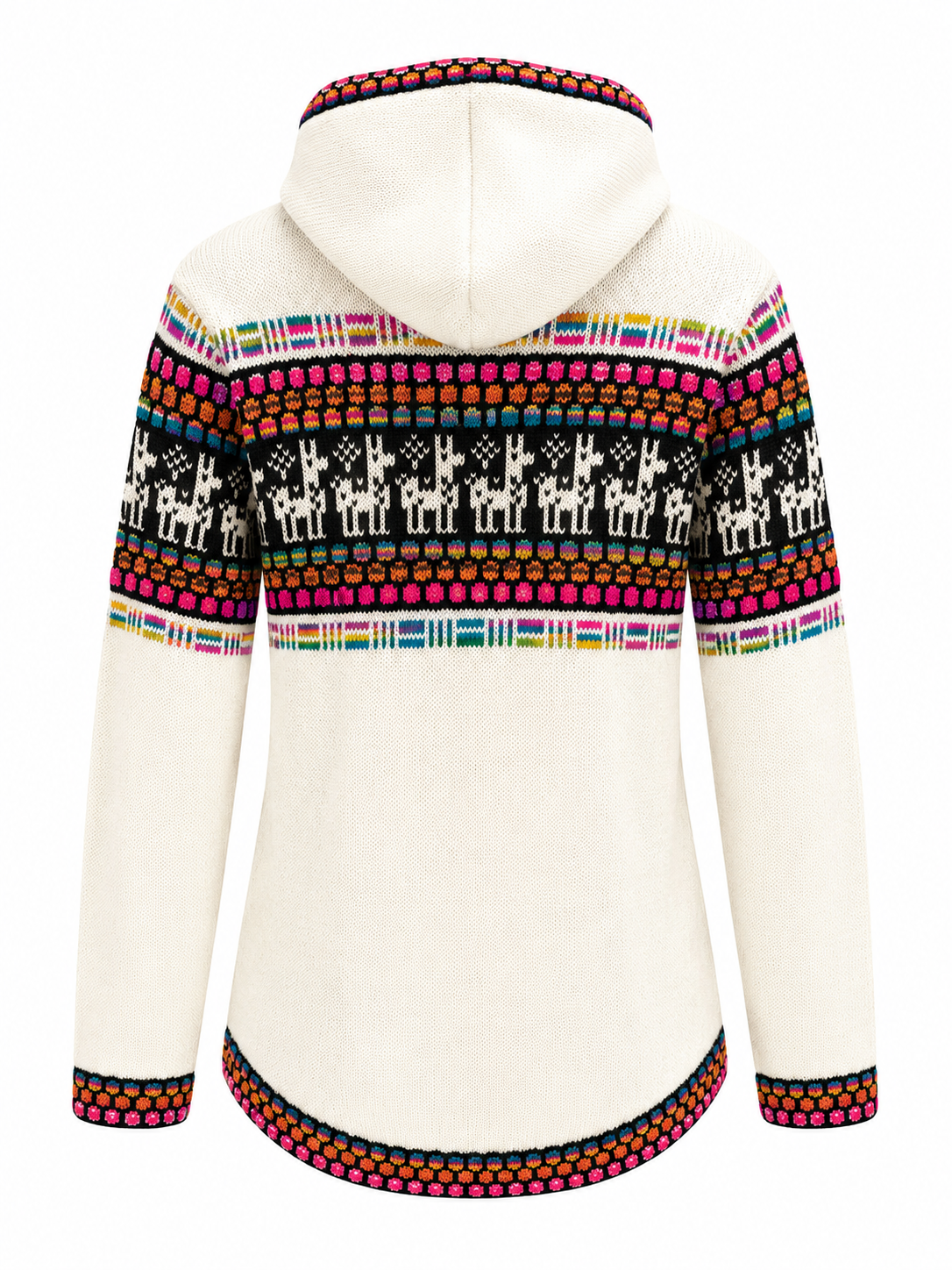 Ivory Chakra Women Alpaca Sweaters