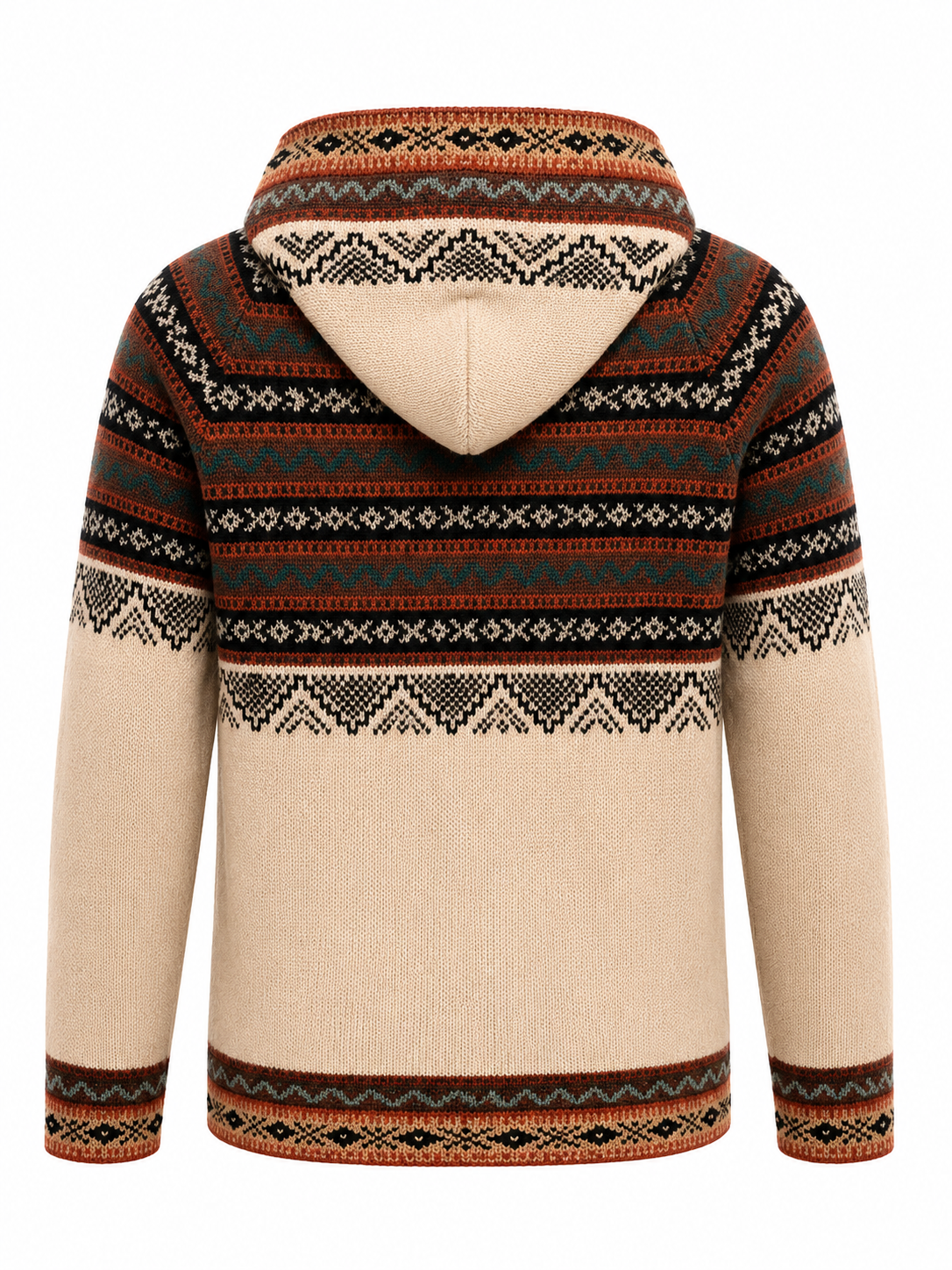 Light Brown Men Alpaca Sweater