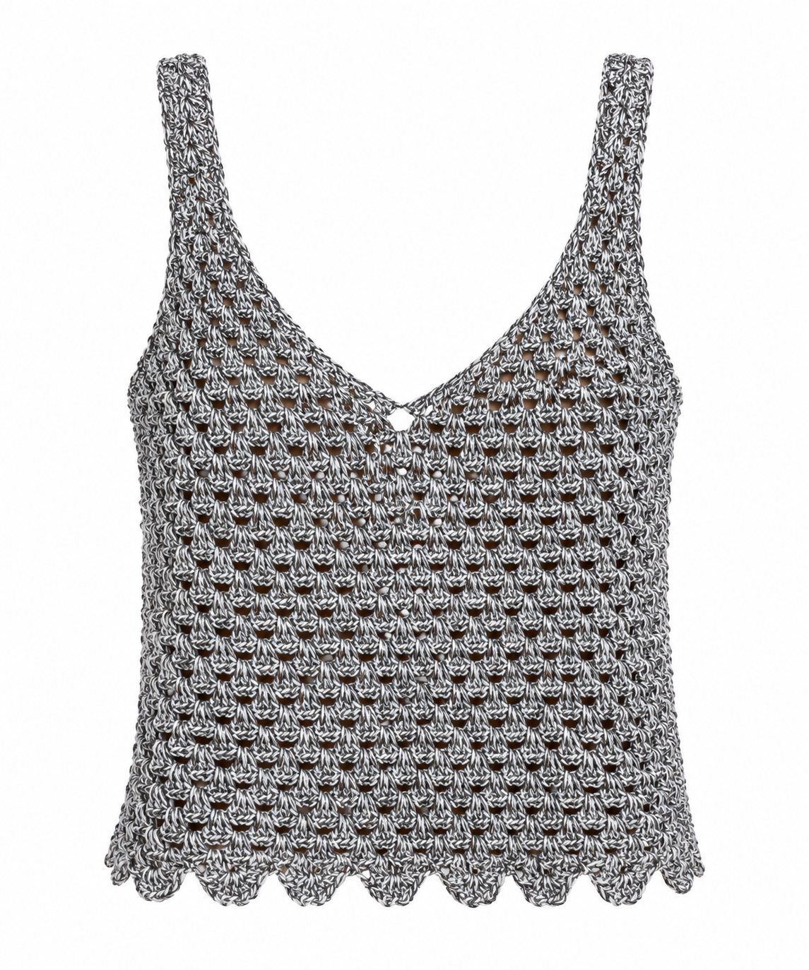 Andean Breeze Handmade Baby Alpaca Crochet Top 🦙✨
