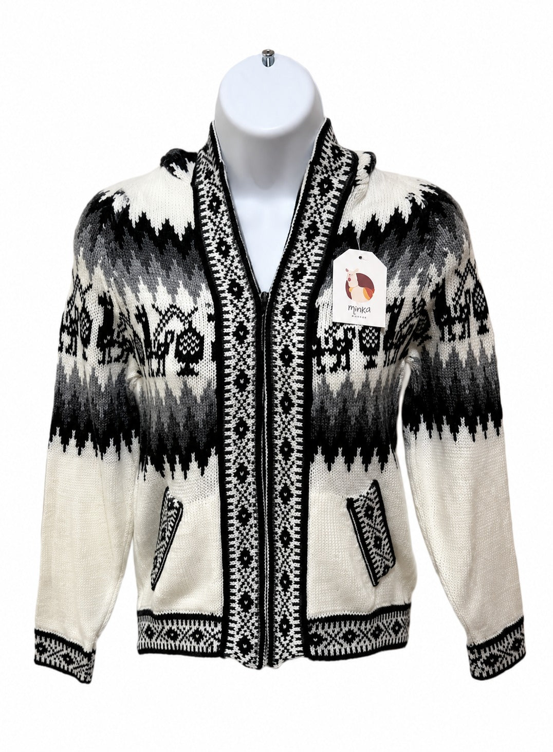 Andean Heritage Alpaca Hooded Sweater – Unisex