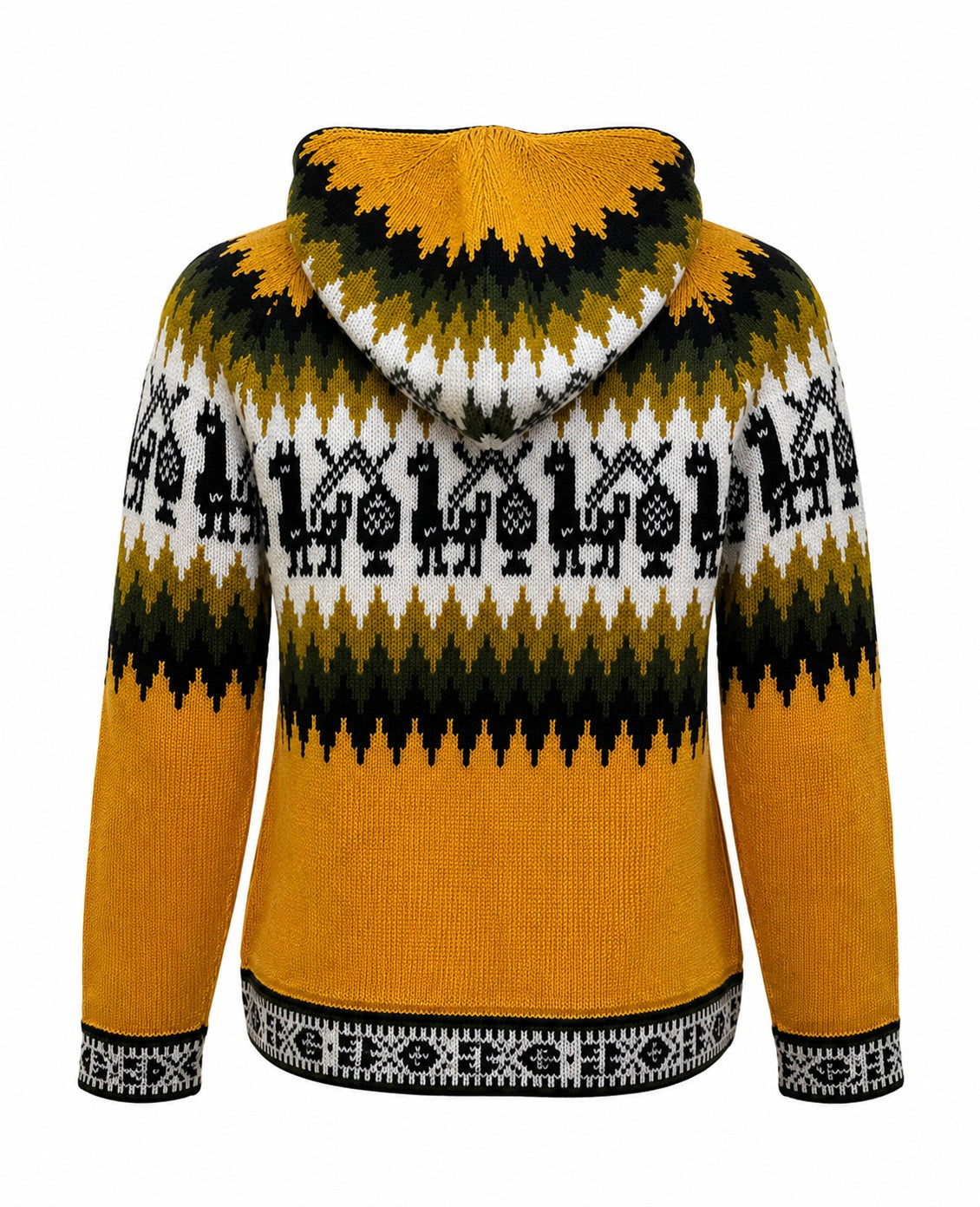Andean Heritage Alpaca Hooded Sweater – Unisex